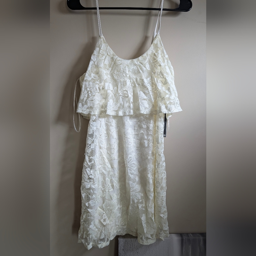 Express White Lace Dress